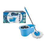 Spin Action Mop with 13 Litre Bucket Set